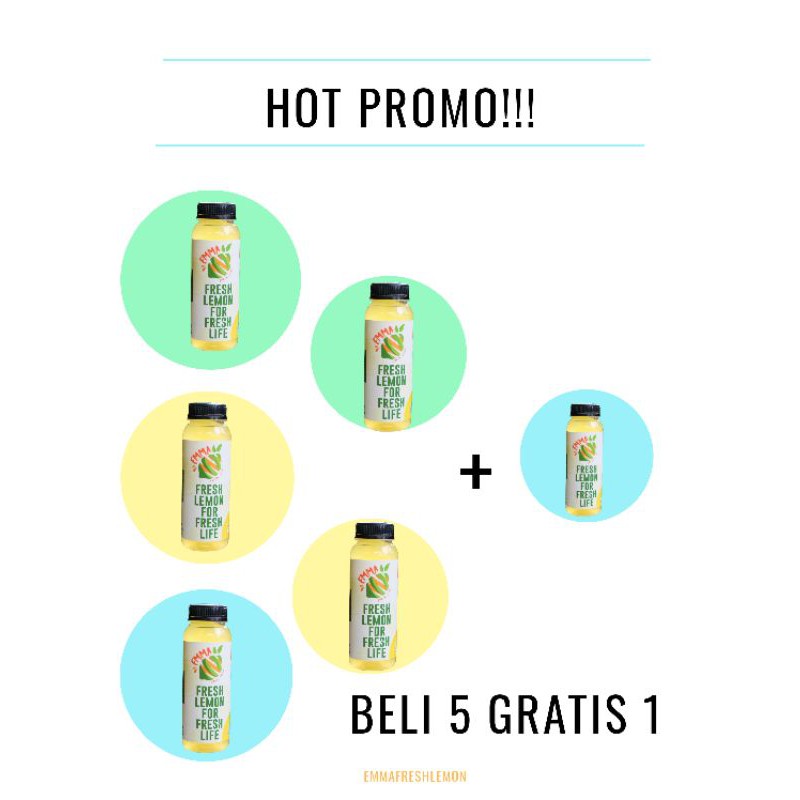 

Paket Sarilemon Beli 5 Free 1 Botol (240ml x 6)