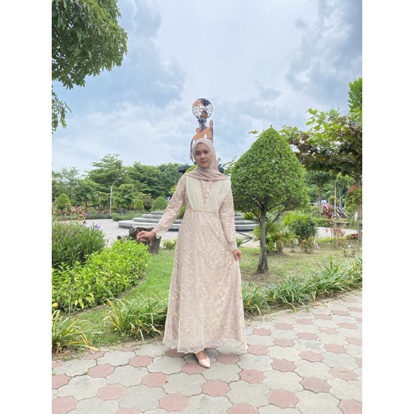 ayana dress by elslook dress kondangan tile bordir gaun lamaran dress weding