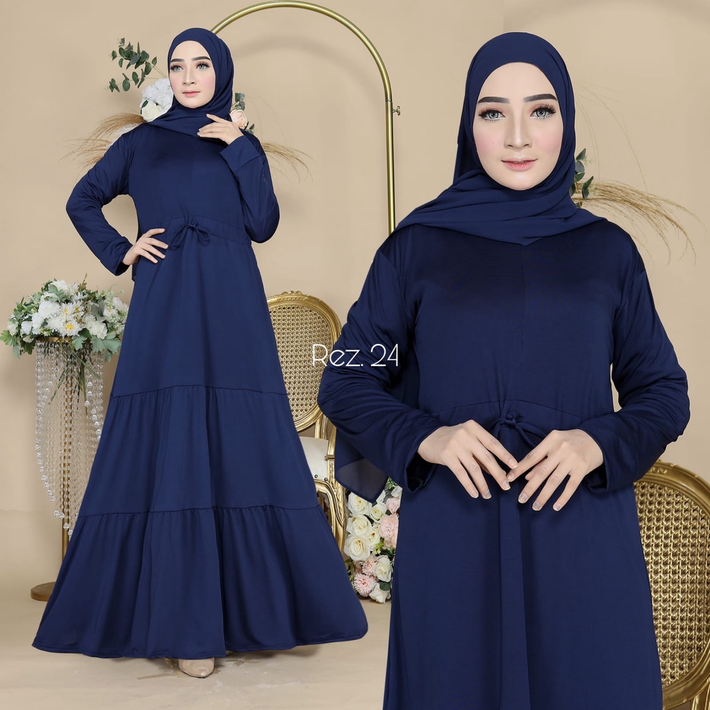 Gamis Canda Jersey LD 100 Best Seller / Gamis Canda Serut LD 100