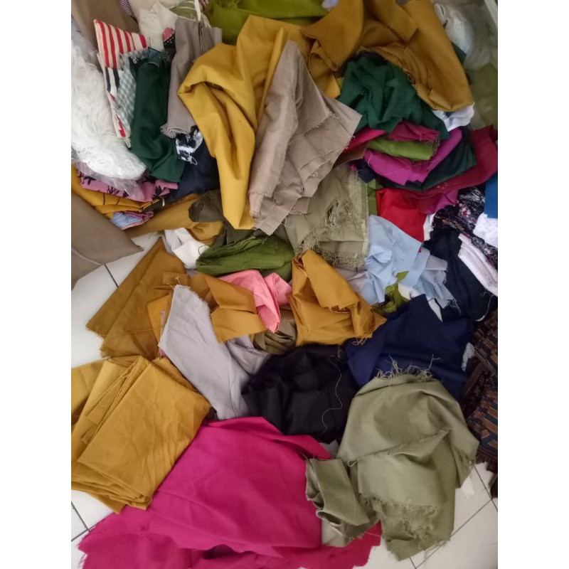 kain toyobo kiloan ukuran under 50 cm