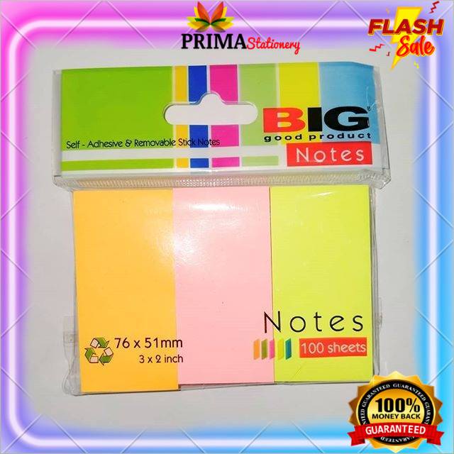 

Memo stick BIG 76x51 3 warna