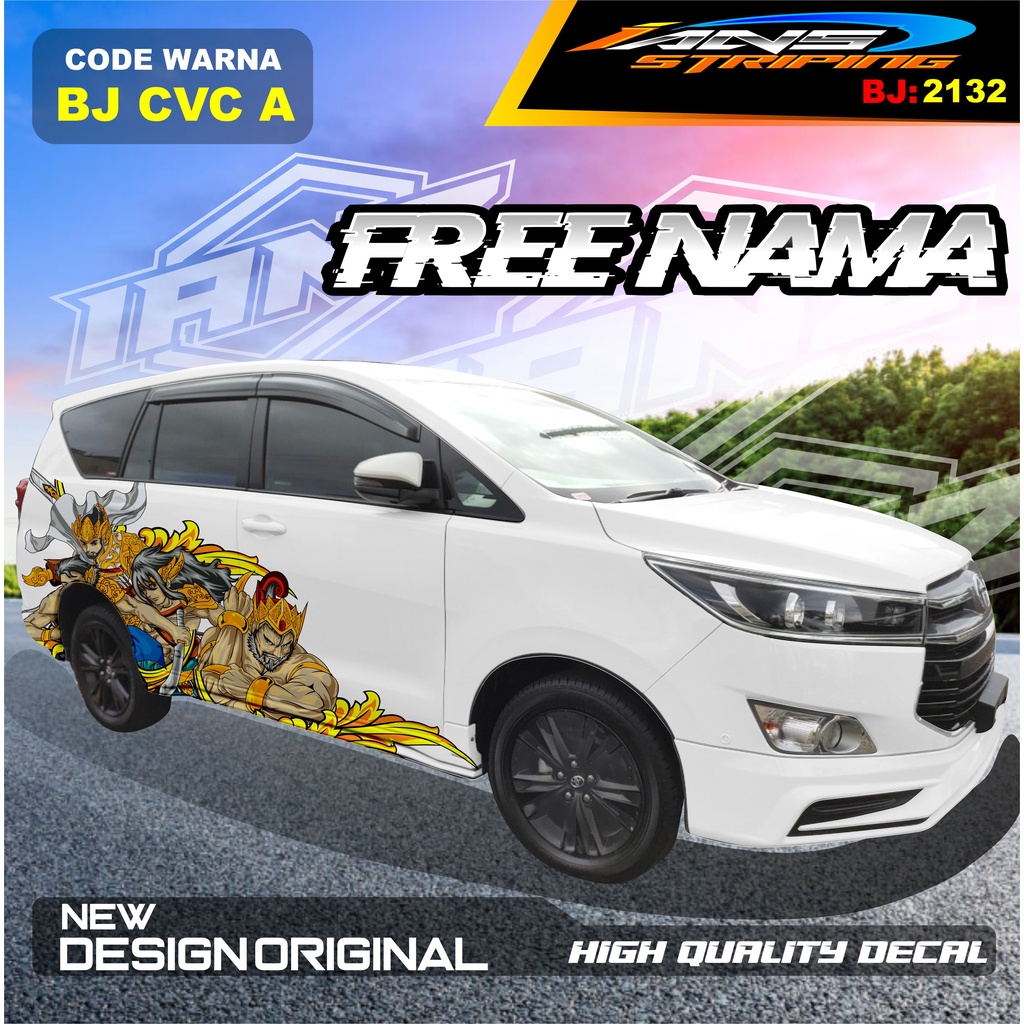 VARIASI MOBIL INNOVA REBORN / VARIASI STICKER MOBIL AVANZA  / STIKER MOBIL XENIA / DECAL STIKER MOBIL PAJERO SPORT