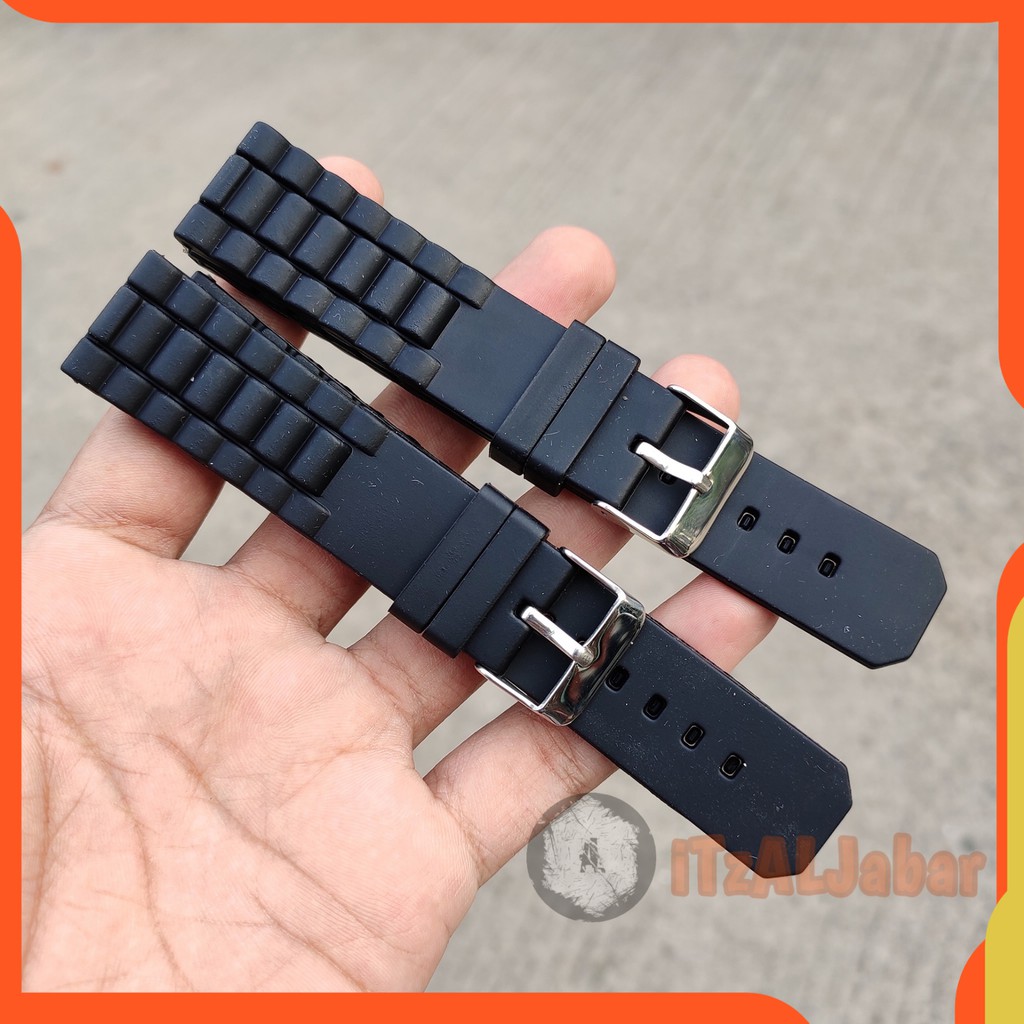 Tali jam tangan Universal Karet rubber strap 22mm Tali jam Karet 22mm