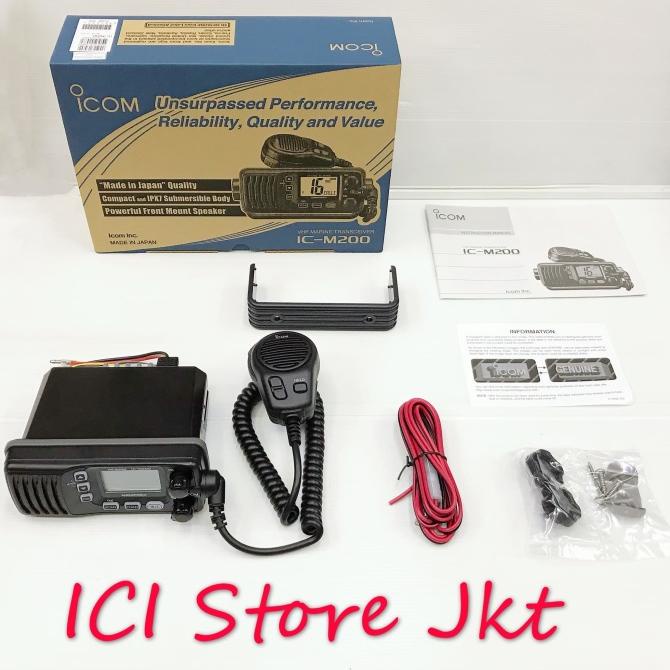 Radio Rig Icom Ic M200 Marine (Original / Garansi Resmi)