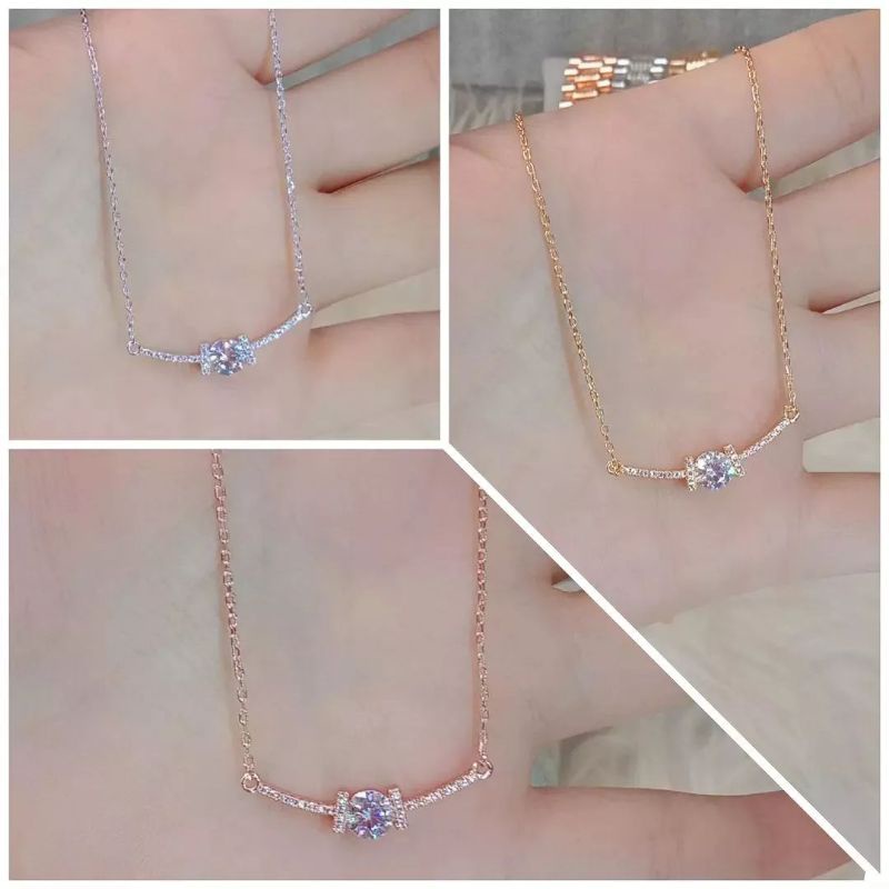 Kalung Titanium Wanita Anti Karat, Anti Alergi, Tahan Lama, Di jamin REALPICT 100% dan high quality, pilih 1 warna dari 3 warna