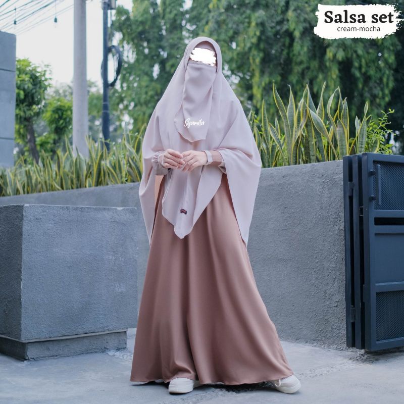 GAMIS SET HIJAB SALSA BY SYAMILA