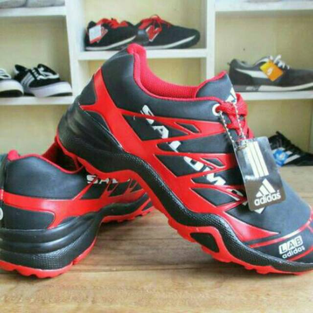 Sepatu Adidas Salomon Merah Hitam