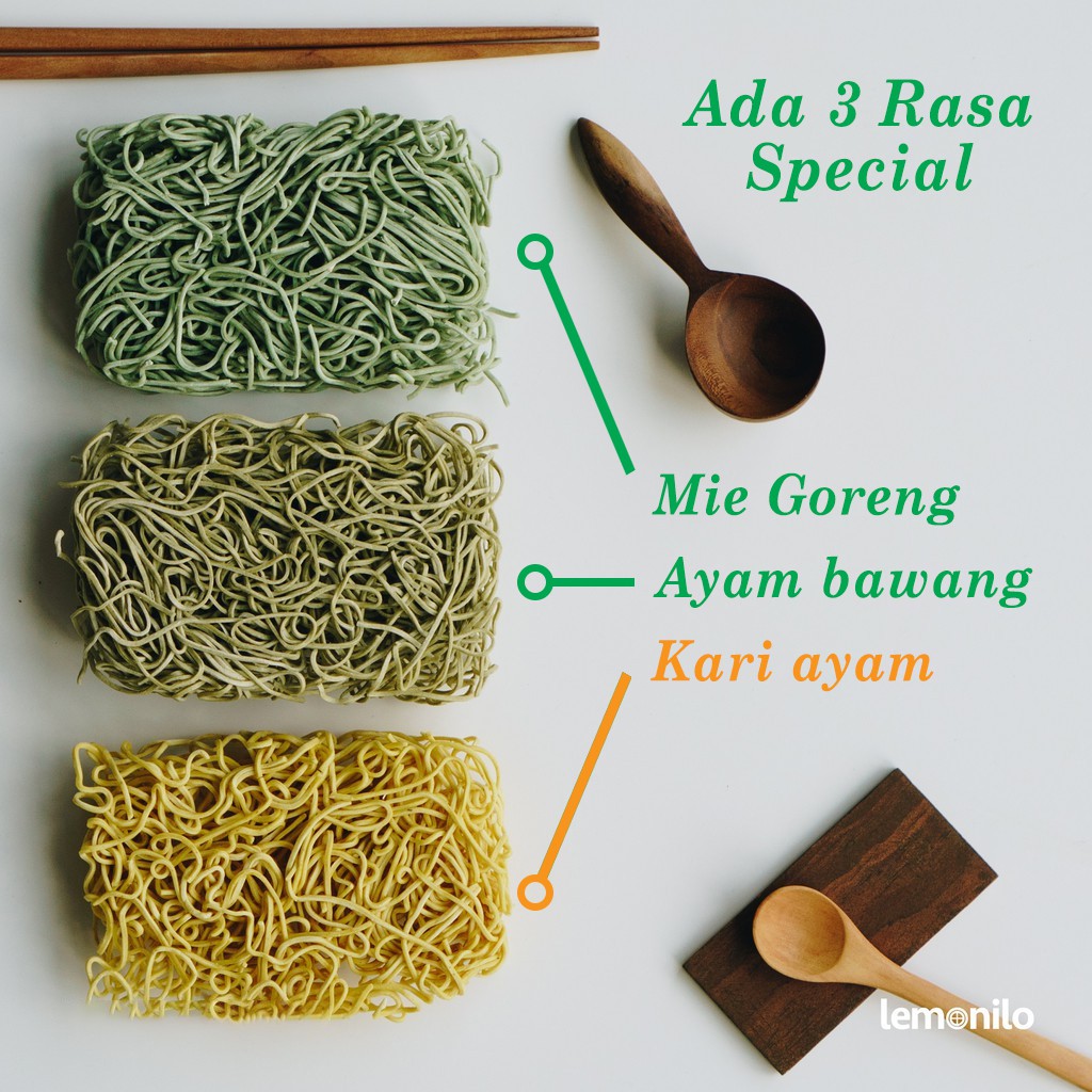 Lemonilo Mie Sehat Instan Kuah &amp; Goreng Premium Healthy Food