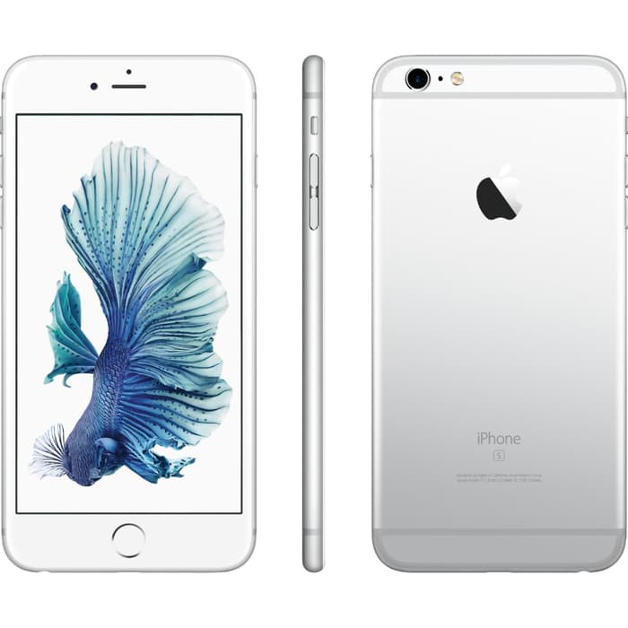 Used Apple iPhone 6 s Plus Silver 128 GB Good Condition iOS Terbaru HP Apple IOS Handphone Bekas