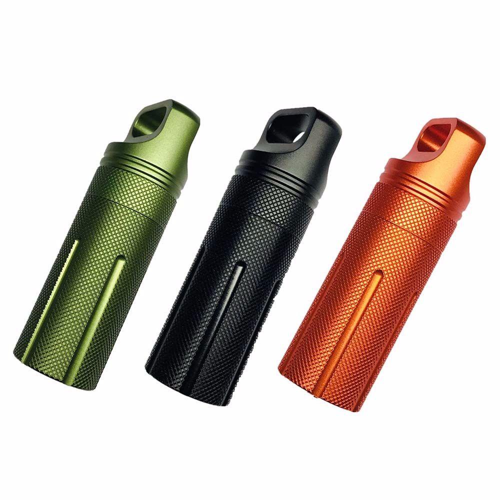 Agustina Pill Box Travel Storage Medicine Case Botol Kering Kapsul Emergency Survival Seal Tank