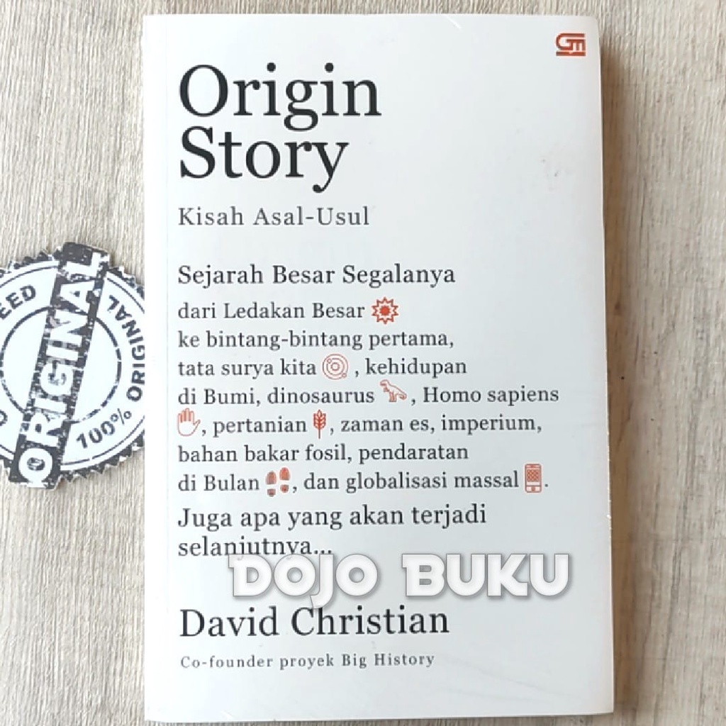 Buku Origin Story : Kisah Asal-Usul (Cover 2022) by David Christian