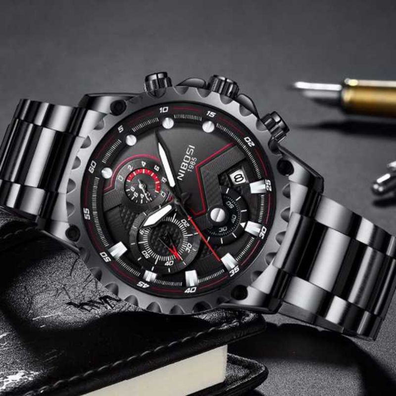 Jam Tangan Pria Analog Chronograph Jam Pria COD - 2322