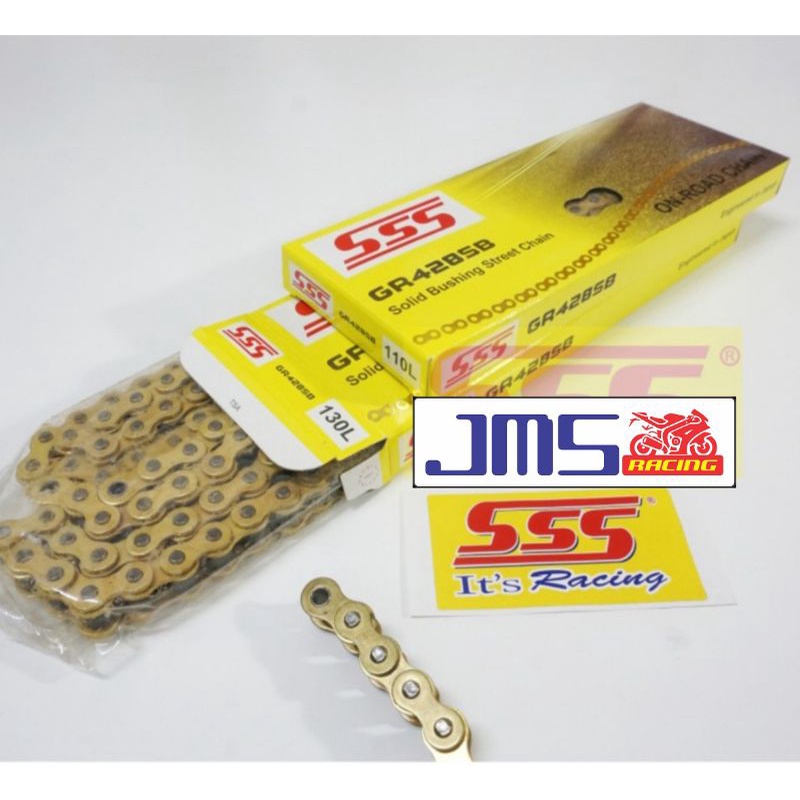 rantai sss 428x130L/428 130L sb gold vixion cb r15 mx fu mxking rxk tiger scorpio mt15 sonic klx crf