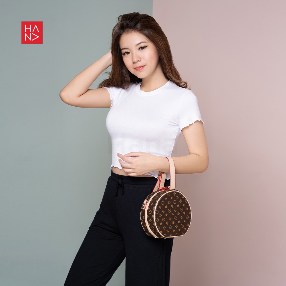 Hana Fashion - Aurelie Wave Crop Top T-Shirt Polos - CT074