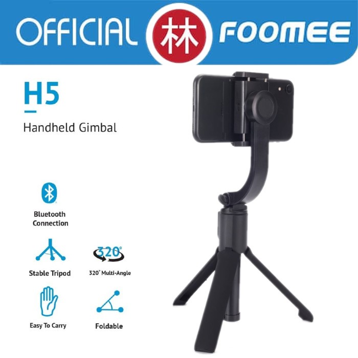 Foomee H5 Handheld Gimbal Stabilizer Smartphone MultiFungsi