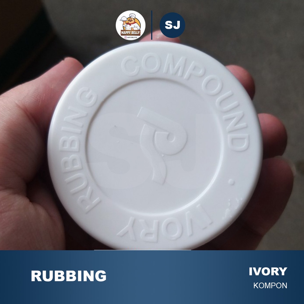 Rubbing Compound Putih Ivory Kecil - Kompon Motor Mobil