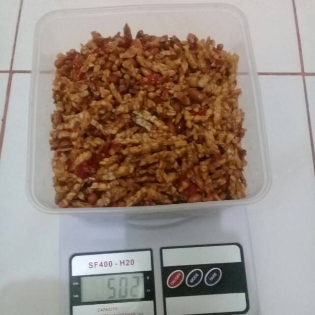 

Kering tempe + kacang spesial