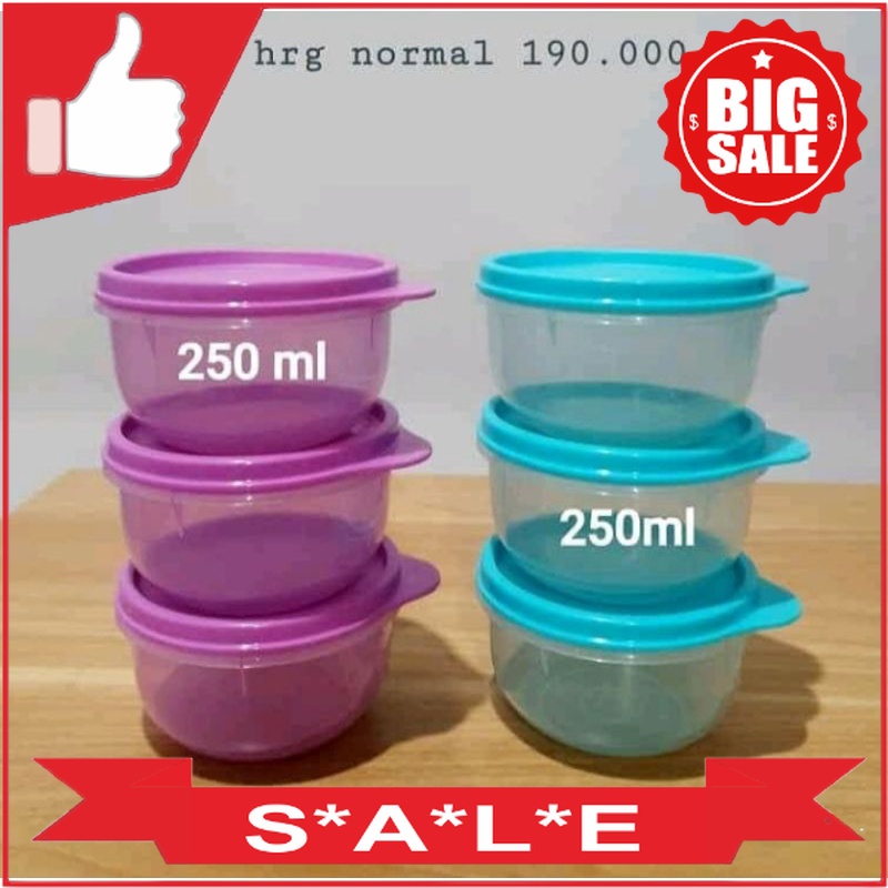 [VARIASI] Tupperware Kiddie bowl summer Set Tupperware Original