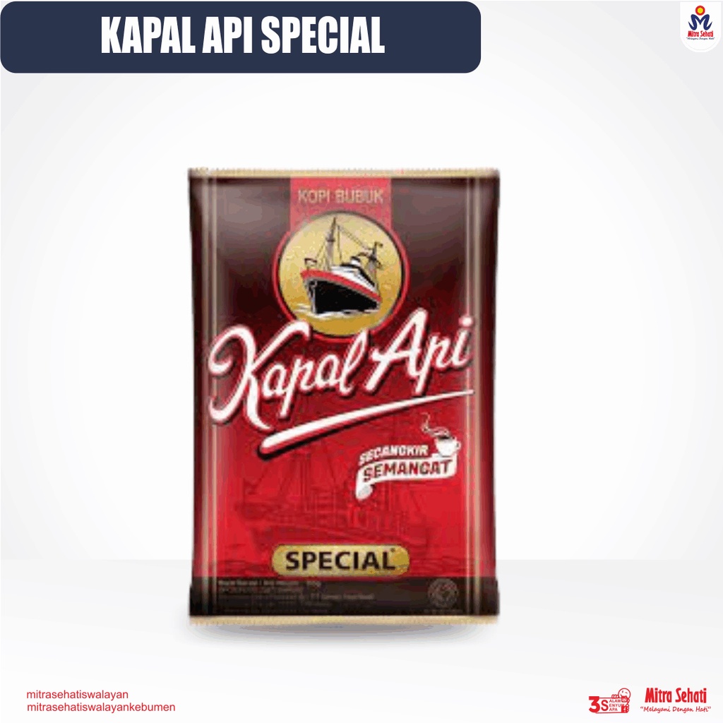 

KAPAL API KOPI SPECIAL / KAPAL API MANTAP / MIX GULA AREN / KAPAL API [ Mitra Sehati Swalayan ]