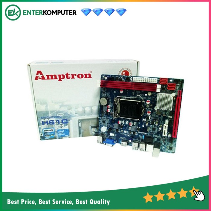 Motherboard Amptron Intel H61 (LGA1155, Intel H61, DDR3)