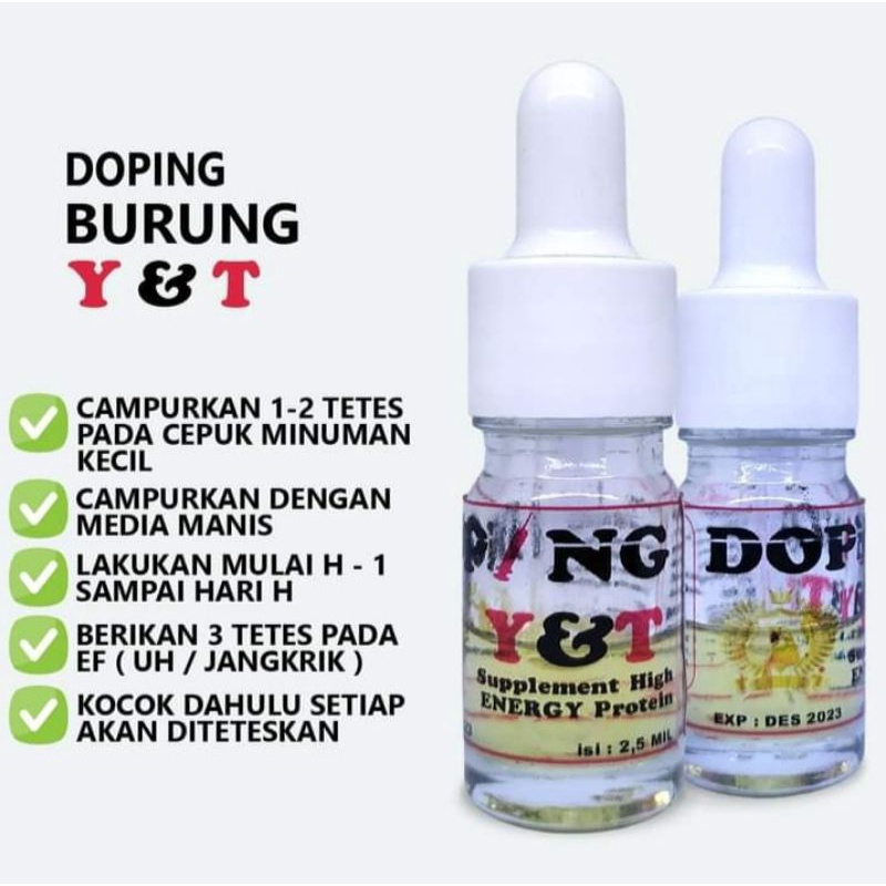 doping y&t vitamin burung