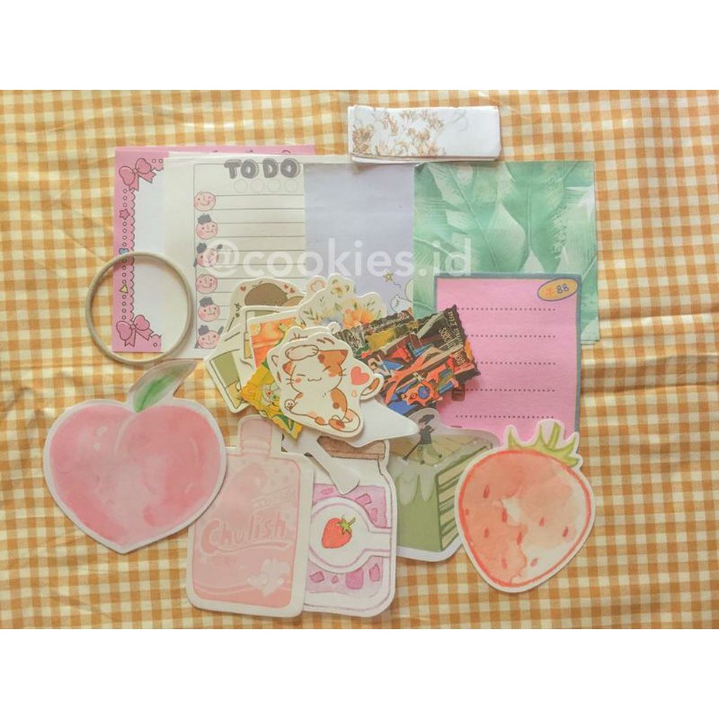 

Journal kit/bujo kit/penpal kit/stickynotes [BACA DESKRIPSI]