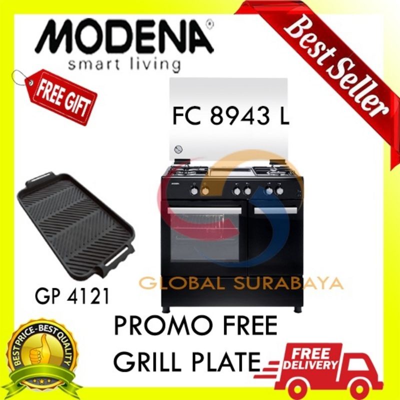 KOMPOR GAS OVEN FREESTANDING COOKER FC 8943 L GARANSI RESMI