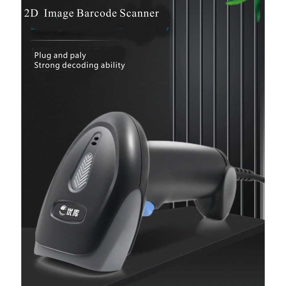 (BISA COD) RVOSTR YK&amp;SCAN USB Barcode Scanner 2D QR 1D - M930