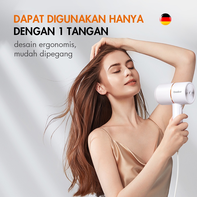 Gaabor ASLI SNI Hair Dryer 220 V 700W Pengering Rambut Profesional Anti Frizz