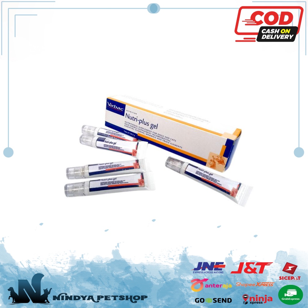 NUTRI PLUS GEL 15gr Repack NutriPlus Gel Vitamin Kucing dan Anjing NutriPlus Gel Multivitamin