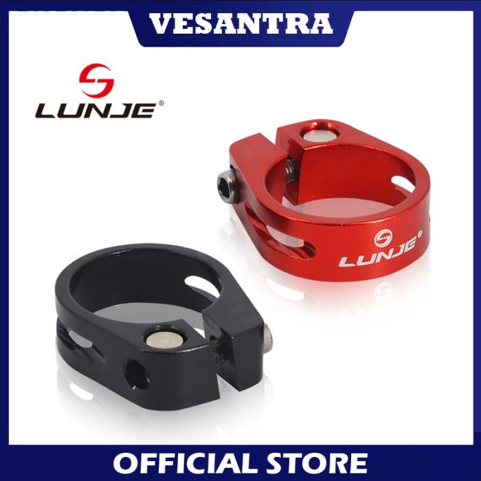 Lunje C206 Seat Clamp 34.9mm Sepeda Klem Seat Post Non QR