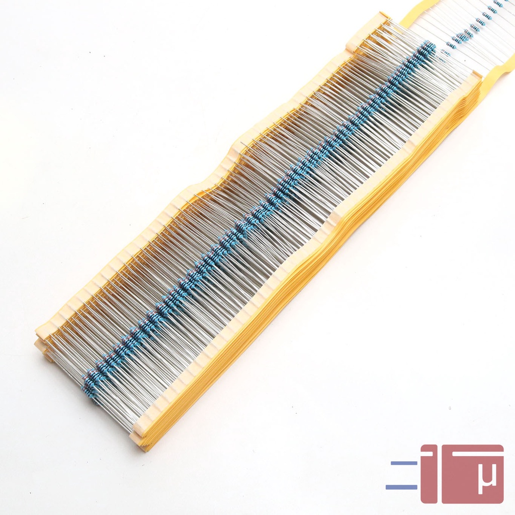 x10 Resistor 330R 330 Ohm 1/4W Metal Film 1% Taiwan Kaki Tembaga