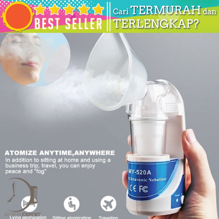 Bisa COD Alat Terapi Pernafasan Untuk Penyakit Pernafasan Ultrasonic Inhale Nebulizer