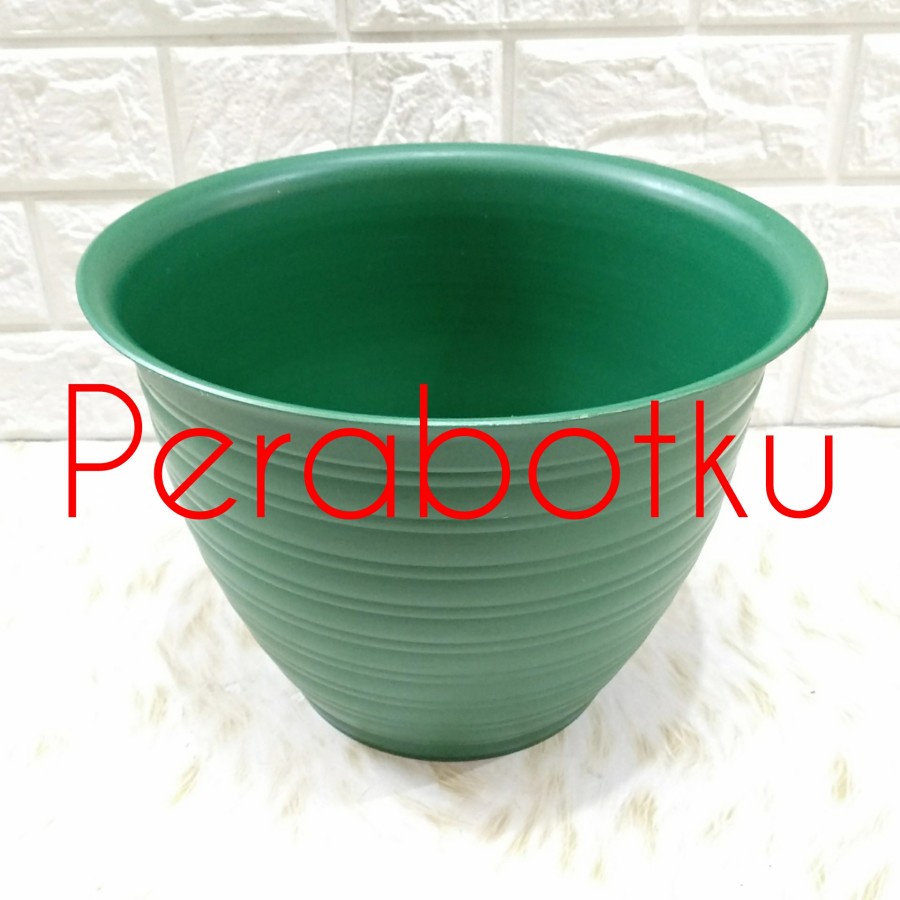 Pot Bunga Lebah 30 Hijau Tabitha / Pot Bunga Plastik / Pot Tanaman