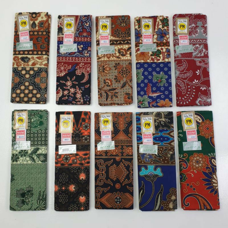 Samping Sarung Wanita Batik Halus PM (PULAU MAS) Cap CENT