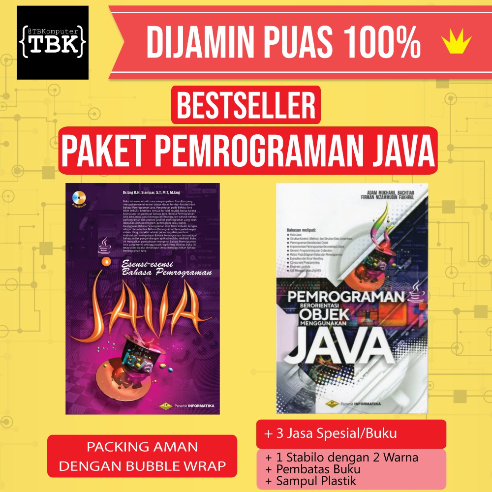 PAKET BUKU PEMROGRAMAN JAVA | Shopee Indonesia