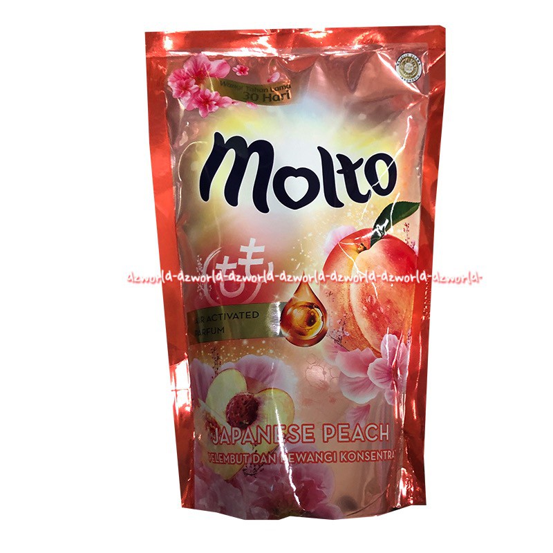 Molto Japanese Peach 720ml Pelembut Pewangi Pakaian Konsentrat Wangi Buah Peach Jepang