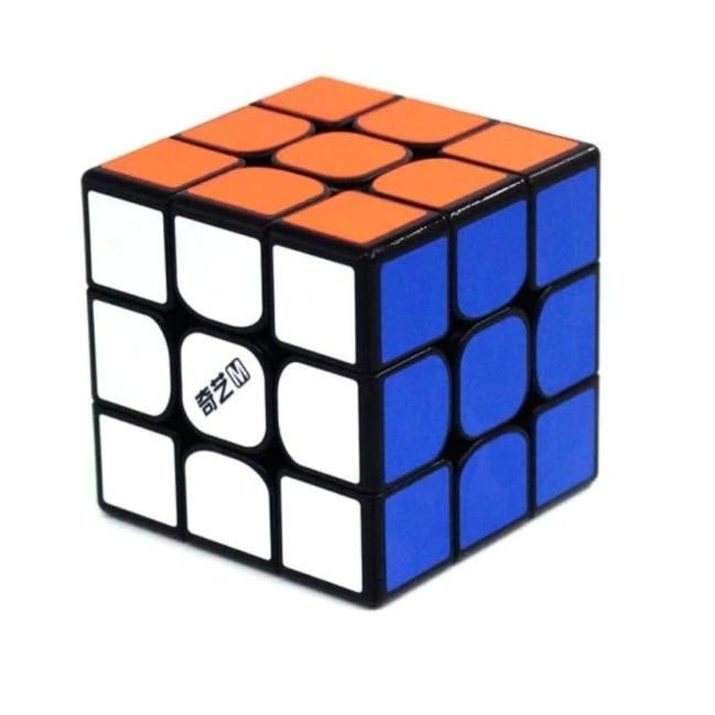 Rubik QiYi Magnetic 3x3 M MS Series Black Base 3x3x3 Magnetik Qi Yi W47L
