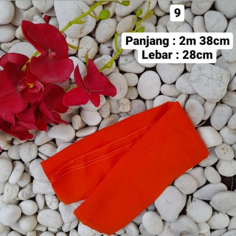 Selendang Sifon / Selendang Bali / Selendang Upacara-Merah