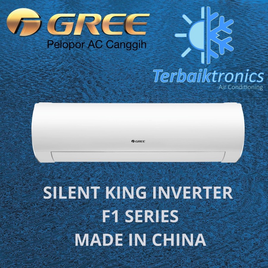 AC GREE SPLIT INVERTER 1/2 PK GWC05F1 05F1 DAN PASANG DAN 1X CUCI