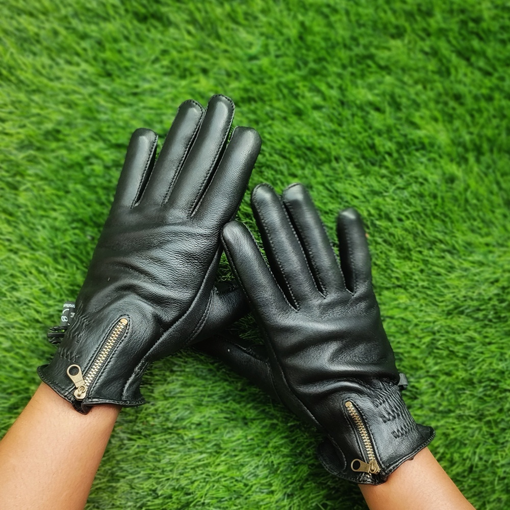 Sarung Tangan Motor Kulit Autoblack Full Leather Gloves