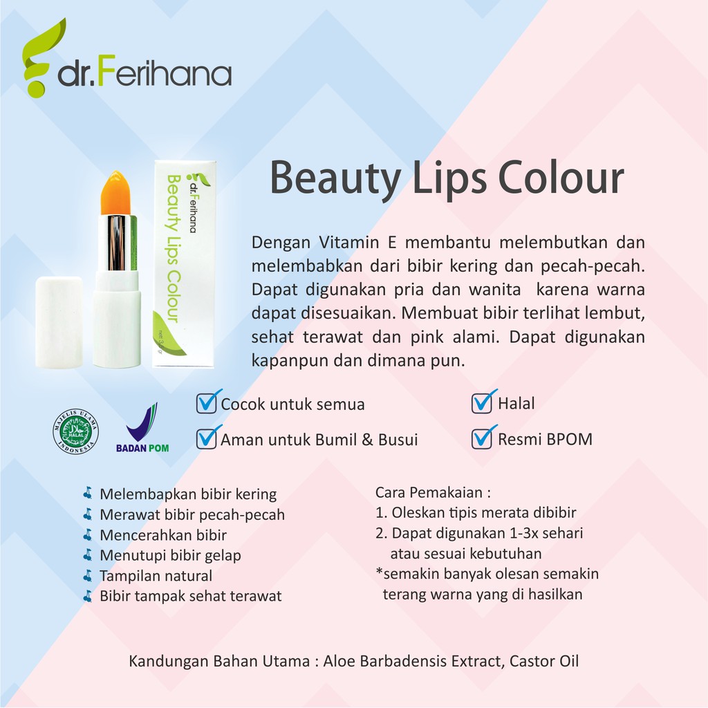 (dr. Ferihana) Beauty Lips Colour