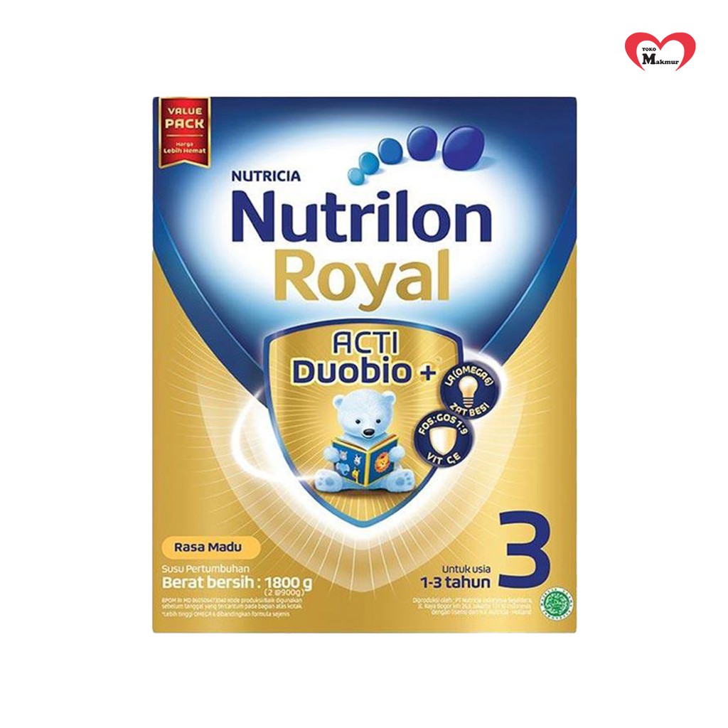 Nutrilon Royal 3 Vanila / Madu 1800gr / Toko Makmur Online