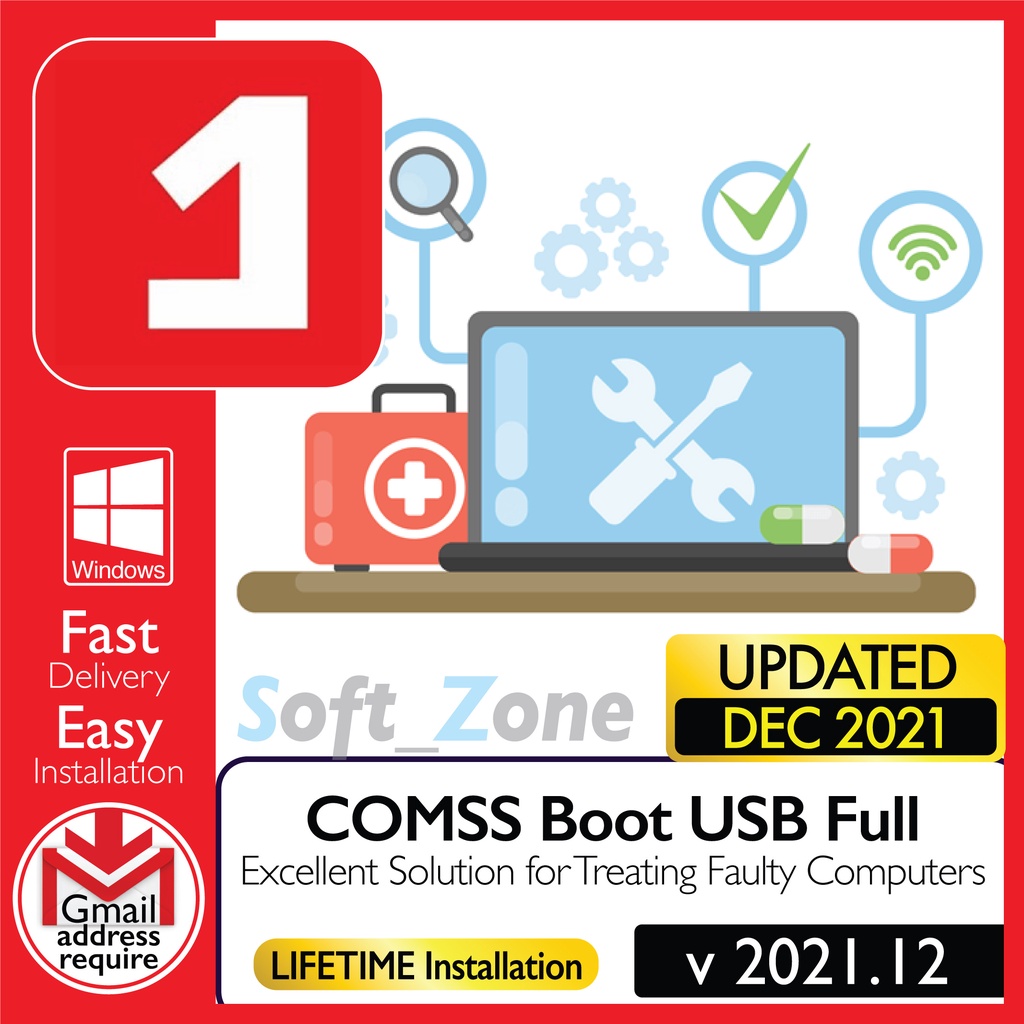 

COMSS Bt USB 2021.12 Fll - Excllnt Sltn fr Trtng Flty Cmptrs [WINDOWS x64] - Dgtl Dwnld