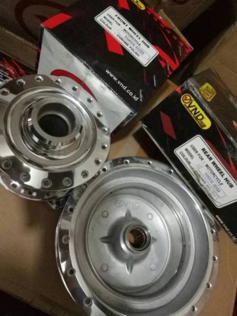 tromol vnd aerox depan belakang pnp / tromol aerox vnd chrome polish