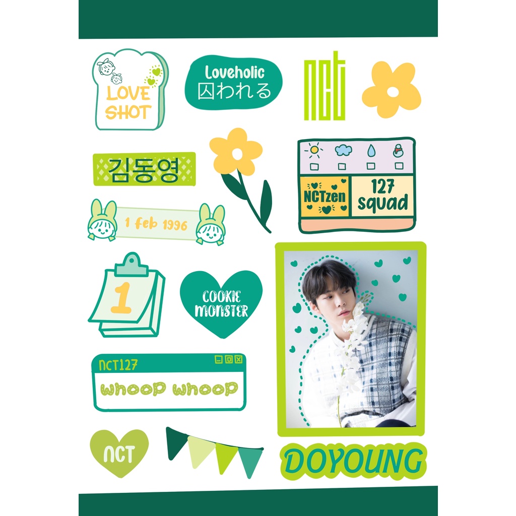 

Sticker Kpop Summer Jaehyun Haechan Mark Jungwoo - Sticker Kpop Murah