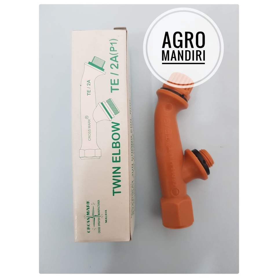 Spare Part Original Sprayer PB-16 Twin Elbow / Spuyer Nozzle 2 Cabang No 04