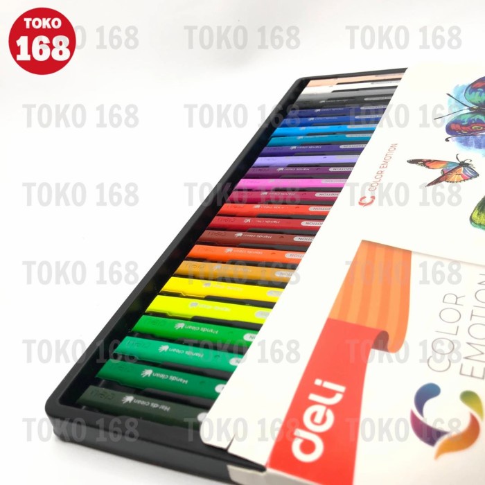

Nikmati Deli Platics Crayon 24 Colors / Krayon 24 Warna C20020 (Set) Gilaa!!!