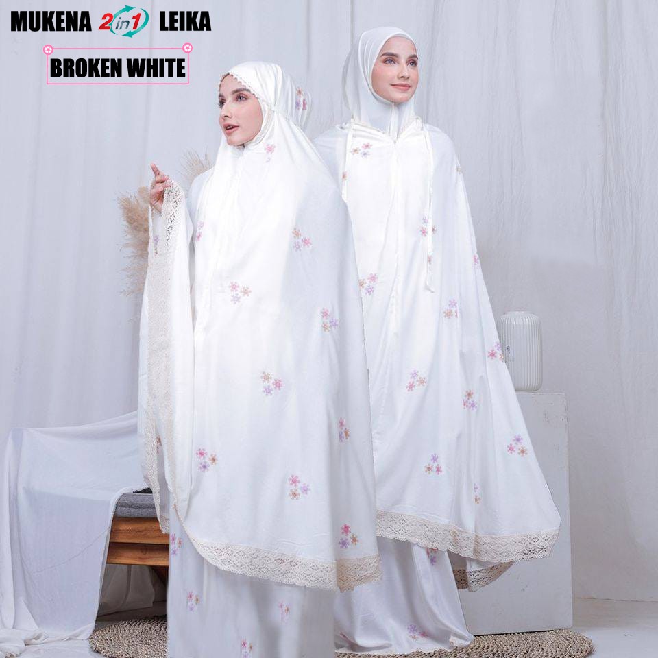 Mukena 2 in 1 Mukena Resleting Mukena Dewasa Mukena Rayon Dewasa 2 in 1 Mukena Bali anak Perempuan