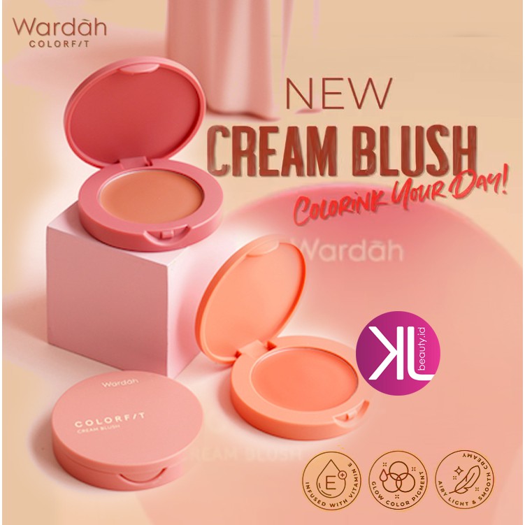 Wardah Colorfit Cream Blush
